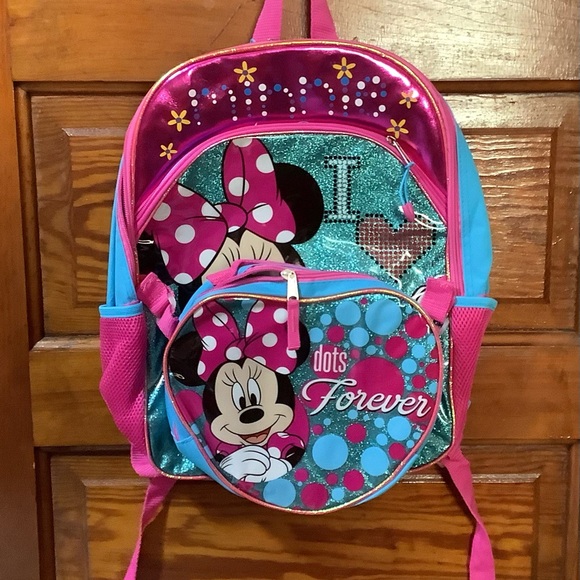 Disney Other - New 2 piece Minnie Mouse backpack